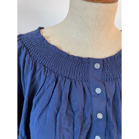 Lane Bryant womens blue top size 14/16 - Picture 2 of 7